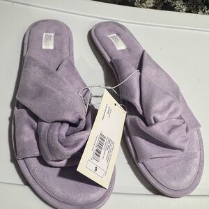 Stars Above Lavender Knot Slippers